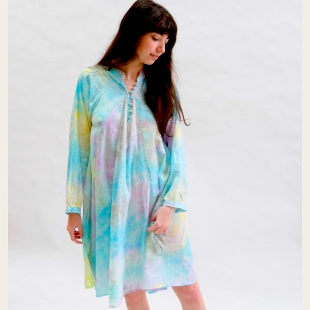 Natalie Martin Tie Dye Fiore (short) Dress size Lg